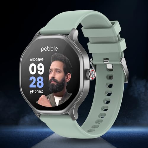Pebble Hive 1.39" HD Display, BT Calling, Health Suite, Multiple Watch Faces, Multi Sports Modes, Sleep Monitoring, Alarm & Notification, DIY Watch Faces, in-Build Games, World Clock (Green) (B0CY5H5MQY) Amazon Price History, Amazon Price Tracker