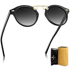 1. Black Frame Gradient Grey Lens