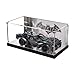 Acrylic Display Case for Lego Batman - Batmobile 42127,Dustproof Display Box Compatible Lego Model,Superhero Showcase Gift (Background B)