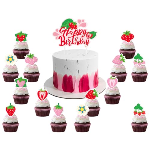 54% Off Strawberry Birthday Party Decoration Set with Balloons - Image 4