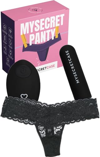MySecretCase Víbrador para Parejas - Vibrador Pareja con Mando a Distancia, Vibradores para Mujer Silencioso, Masajeador Clitoriano Potente, Consoladores para Mujeres, Consolador Control Remoto (M/L)