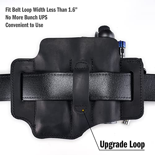 Sayram ST1/ST2 Multitool Lederscheide mit Schlüsselhalter, EDC Gürtel Organizer Messerscheide für Leatherman Werkzeuge, Taschenlampe, EDC Taschen Organizer für Herren