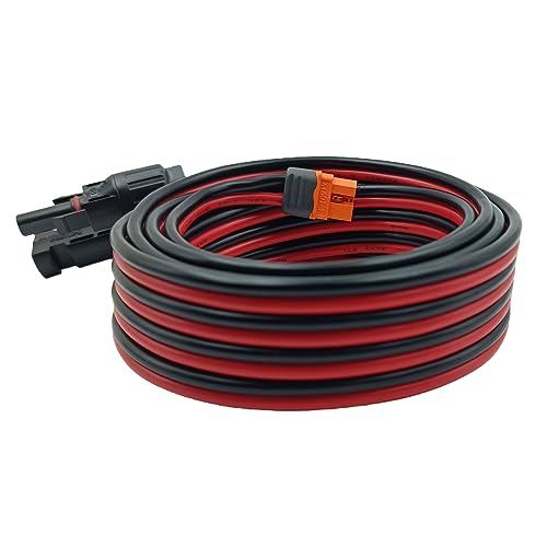 YIMIKEDAYA Solar auf XT60i Kabel 12AWG 4mm² XT60I-F Adapter Solarkabel Verlängerung Kompatibel mit Ecoflow Delta River Powerstation 5M