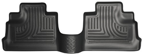 Husky Liners Weatherbeater Floor Mats | Fits 2011-2018 Jeep Wrangler JK 4-Door | 2nd Row, 1-pc Black - 19021