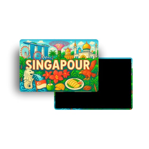 Magnets Frigo – 150 Pays au Choix – Souvenirs Touristiques Pays du Monde – Aimants Décoratifs Réfrigérateur – Cadeau Voyage – Style Traditionnel...