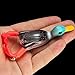 Psdndeww Soft Fishing Lures Propeller 3D Fishing Baits Duck Topwaters Swimming Lures Double Hook Duck Baits Artificial Baits