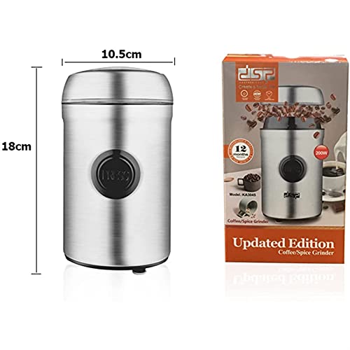 Starfisher Automatische elektrische Kaffeemühle, tragbare Bohnenmahlmaschine, Edelstahlmühle und Pulvermaschine… – Bild 8