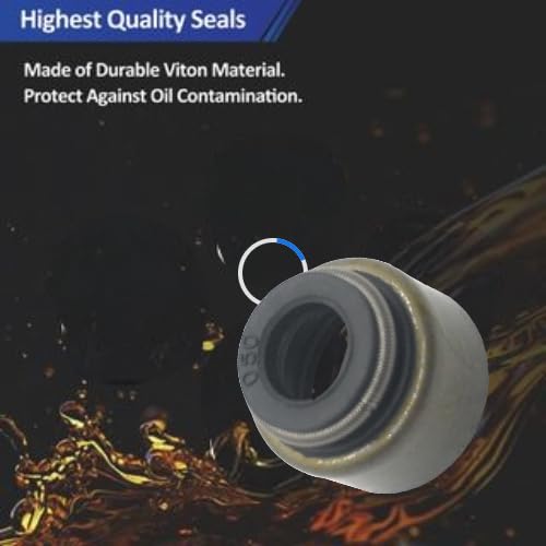 Valve Stem Seal 4-Pack For Kawasaki FH/FR/FS/FX Engines & John Deere Mowers - Replaces 92049-7001 & M138389