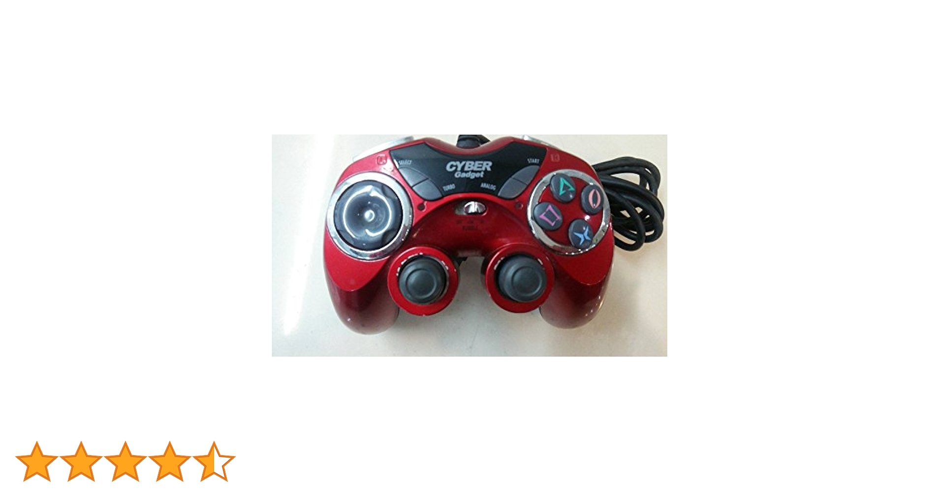PS2 コントローラー2個 Amazon | PS2用 アナログ連射コントローラ エレメンタルレッド