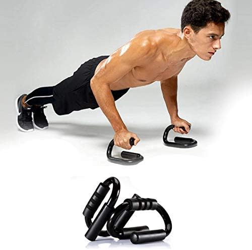 S şekli Push Up Standı Alüminyum Şınav Aleti Spor Aracı Fitness Göğüs Egzersiz Ekipmanları - Görsel 1