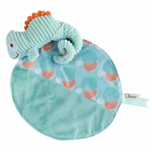 Chicco Doudou Caméléon Peluche en Forme de Caméléon en Tissu Doux Lavable en Machine Emballage en Plastique Recyclé - vue 4