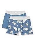 Sanetta Jungen Shorts im Doppelpack blau Boxershorts, Bering sea, 116