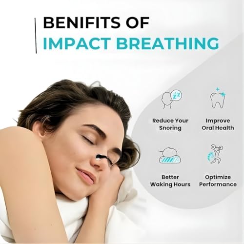 Image of ANTIL'S Magnetic Anti-Snoring Nose Clip (Pack of 15) | Nasal Strips for Breathing Relief | Sleep Aid Snore Stopper Device for Men & Women | Reusable Nose Dilator for Better Sleep & Easy Breathing