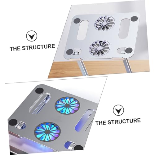 Base para portátil refrigerada POPETPOP con doble ventilador ajustable miniatura 4