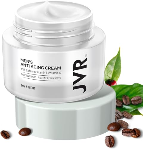JVR Mens Face Moisturizer with Caffeine and Niacinamide (1.7 oz)