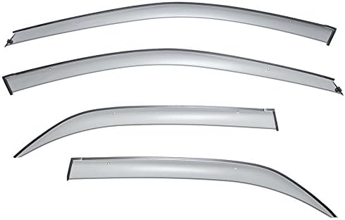 WellVisors Window Visors Wind Deflectors Compatible with Honda 1998-2002 Accord Sedan 4 Door Premium Series Rain Guards 3-847HD015