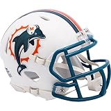 Miami Dolphins Authentic Riddell Throwback Mini Helmet