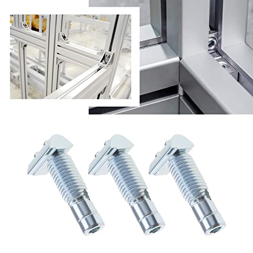 12 stk Automatische Steckverbinder Aluminiumprofile der Serie 4040 Nut 8 Karbonstahlmuttern Ersatzformverbinder Splitter