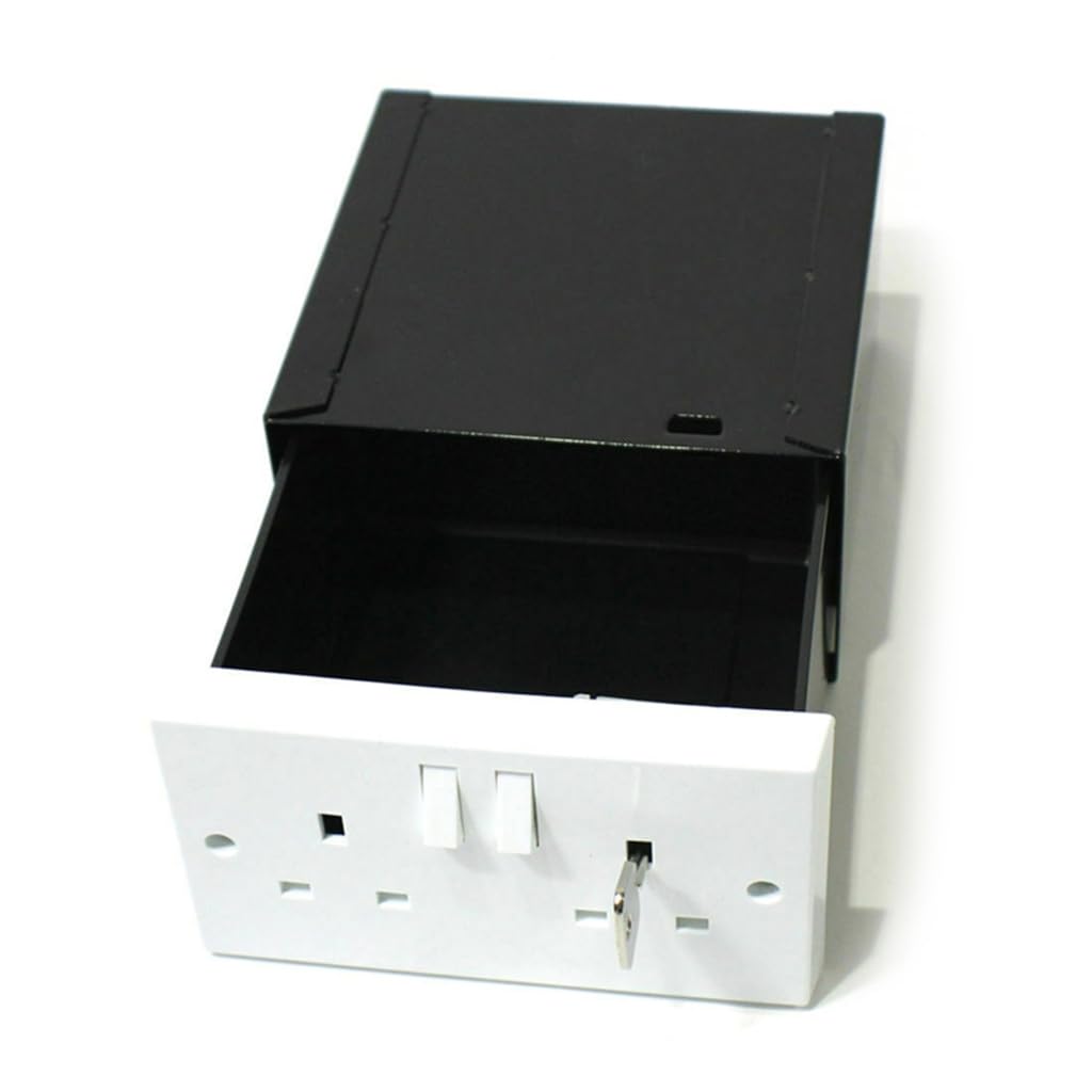 Kalttoy Wall Safe Security Secret Hidden Box Household Covert Hidden Safe Socket Box