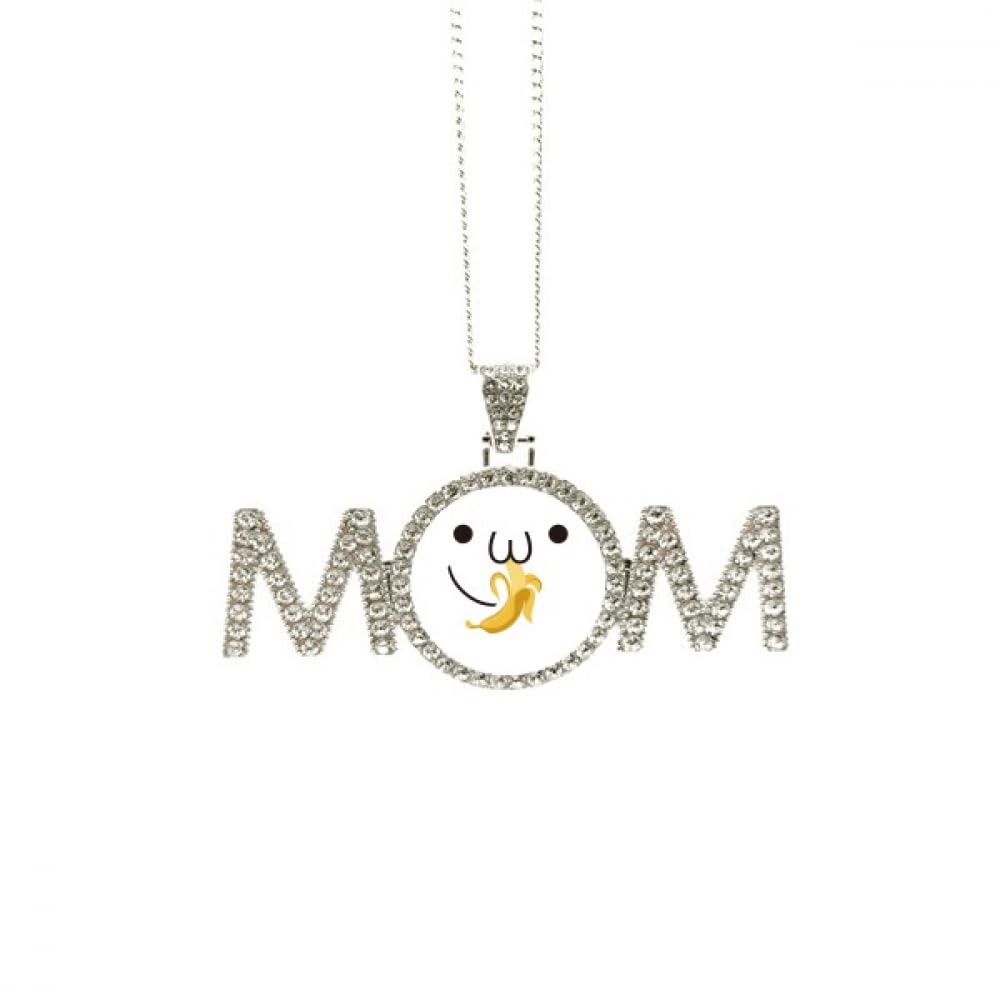 Collier banane d'expression pour célébrer l'amour d'une maman chérie