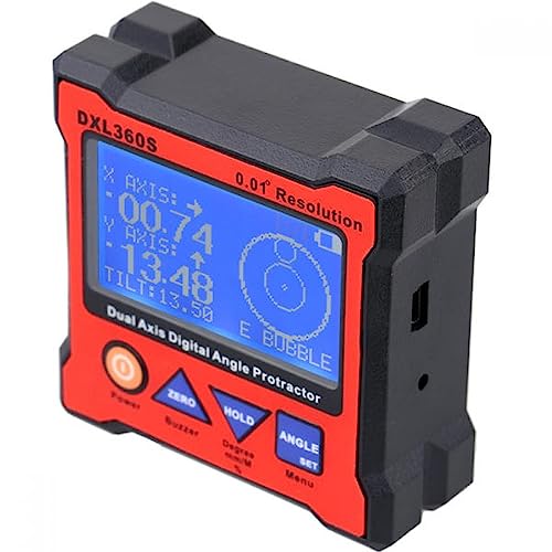 Image of DXL360S High-precision Dual Axis Digital LCD Angle Protractor Dual-axis Angle Level Gauge with 5 Side Magnetic Base
