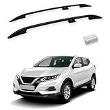 TURTLE kompatibel mit Nissan Qashqai (J11) 2014-2020 Crown Dachreling | SCHWARZ