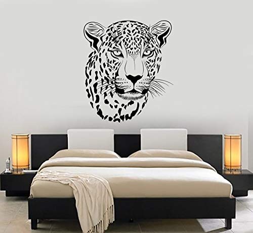 Wall Vinyl Decal Cheetah Ethnic Decor Leopard African Mural Decor And Stick Wall Decals #TOP26