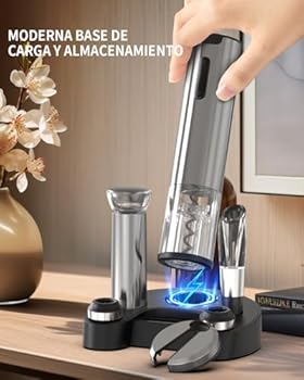 Ouvre-bouteille électrique Automatique - Piles AA - LED - Portable - Pour Vin, Camping, Fêtes