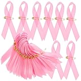 DOITOOL 400 STK. Wiederverwendbare Brustkrebs Bewusstseinsbänder mit Anstecknadel Pinke Schleifen für Spendenaktionen und Frauenunterstützung Leicht und Langlebig für Brustkrebs Awareness