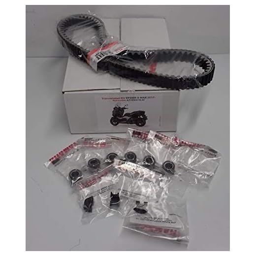 yp300r x-MAX 300 Yamaha Kit revisión de transmisión de Garaje Accesorios Recambio Originales Correa Rodillos cursori Tacos Originales Scooter