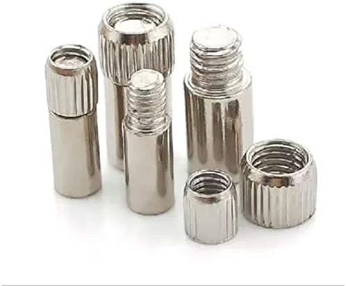 Ochoos M6 M8 M9 Laminate Nail Wood Glass Cabinet Shelf Dia Support Holder Pins - (Dimensions: M6 x19mm(15pcs))