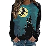 Halloween Costume,Womens Casual Basic Velour Zip Up Hoodie Halloween Party Supplies Fall Sweatshirts For Women Long Sleeve Hoodies Oversized White Black Cardigan Halloween Sweatshirts(Cyan-3,X-Large)