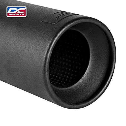 DC Sport Black Universal Bolt On Exhaust Tip 2.875" Inlet 3.75" Outlet - Fits 1.75" - 2.5" Tail Pipes - Thumbnail 4