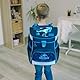 Jungen Schulranzen 1. Klasse · Scooli Campus Fit Schultasche · ergonomisch & leicht · Schulranzen Set für Jungs und Mädchen (9-teiliges Set mit Sporttasche, Jurassic World Dinosaurier Dunkelblau)