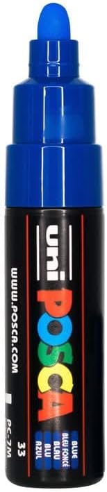 POSCA 181351 - Posca markör, geniş yuvarlak uçlu, mavi