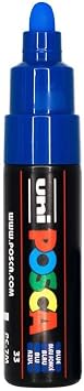 POSCA 181351 - Posca markör, geniş yuvarlak uçlu, mavi