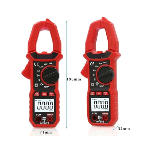 Medidor de pinza amperimétrica digital 1PCS TS-18D AC/DC con multímetro y amperímetro de pinza miniatura 3