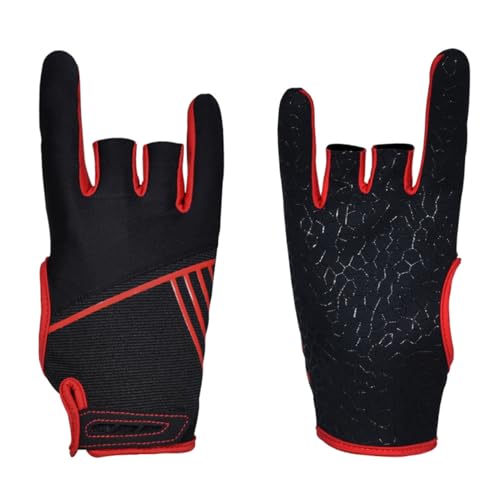 Beavorty Anti-Slip Bowling Gloves Professional Elastic Breathable Sports Gloves for Enhanced Grip and Comfortable Fit Size L XL