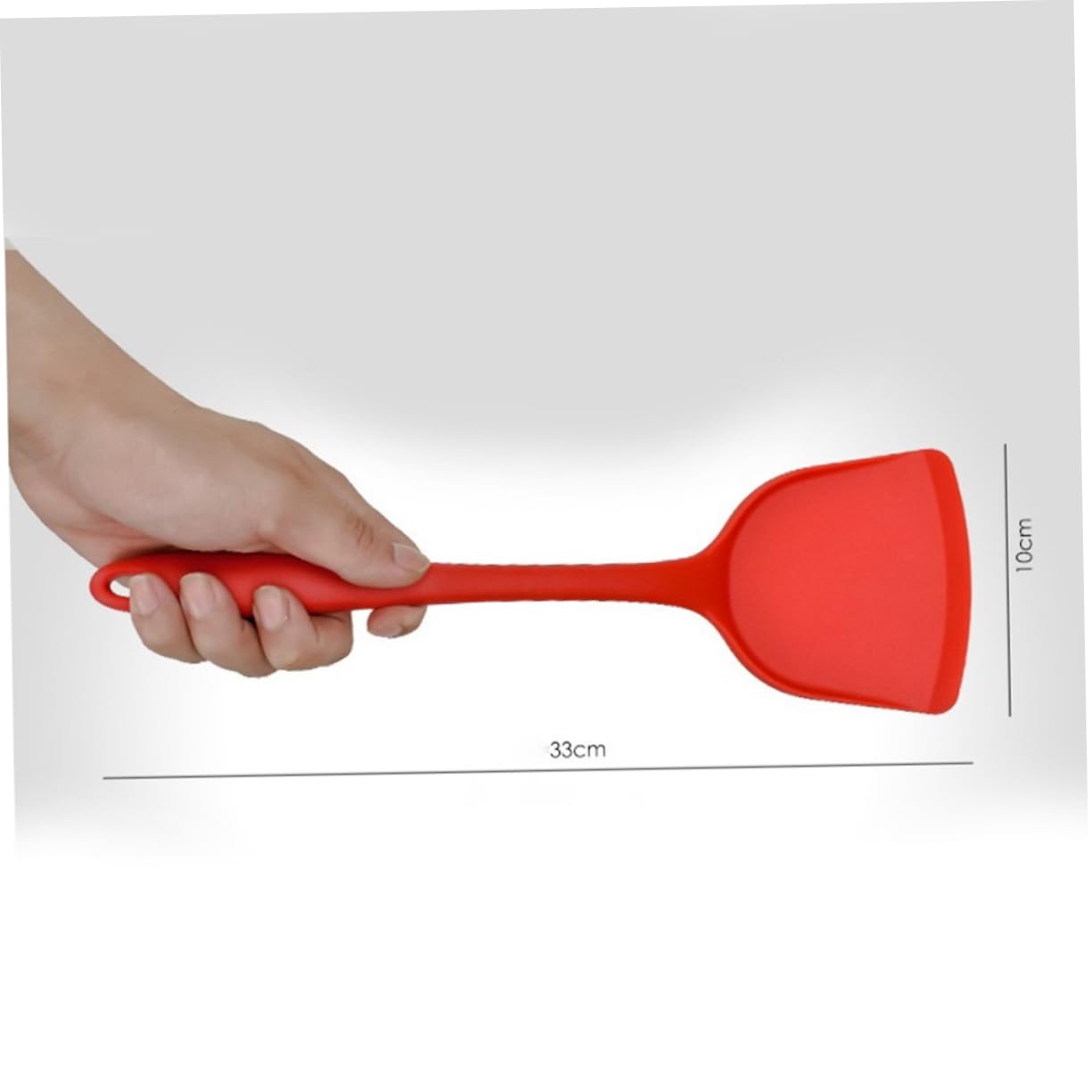 STOBAZA Non-stick Silicone Spatula Heat Resistant Long Handle Dishwasher Safe Kitchen Cooking Tool