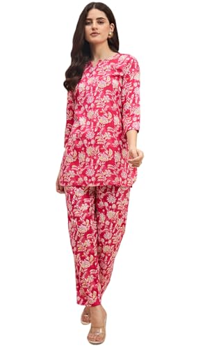Image of Truvon Fashions Women Cord Set, Kurta and Pant Set