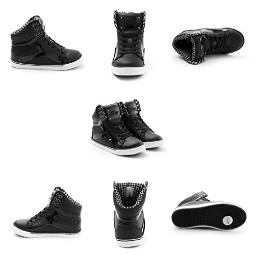 Pastry Pop Tart Grid Youth Dance Sneakers
