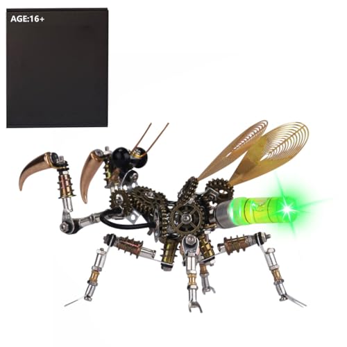 Mantis 3D en métal anti-stress puzzle mécanique adulte SOLIAXDIY
