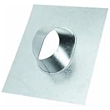 Selkirk 3-Inch Diameter Type B Gas Vent Steel Adjustable Roof Flashing for Weather-Tight Seal, Accommodates Roof Pitches from Flat to 6/12, 103825