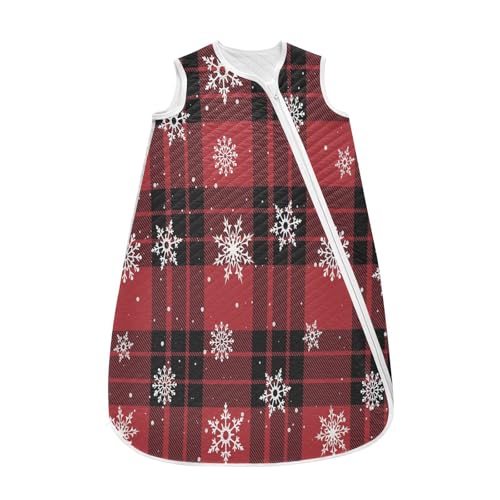 Kigai Christmas Flask Baby Sleep Sack Wearable Blanket Sleeping Bag 2-Way Zipper Soft Swaddle Transition Sack