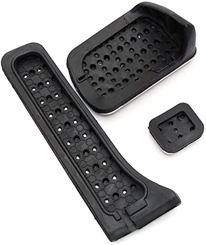 XQauto No Drill Fuel Brake Foot Pedals for Mercedes Benz at C E S GLK SLK CLS SL Class W203/W204/W211/W212/W210(LHD)