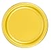 240 Harvest Dark Yellow (10 Pks of 24) 9 Inch Wax Coated Plain Solid Color Dessert Cake Paper Plates