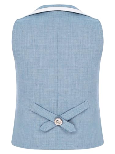 Boys Formal Suit Vest Sleeveless Blazer Jacket Top Formal Dress Wedding Boy Outfits2