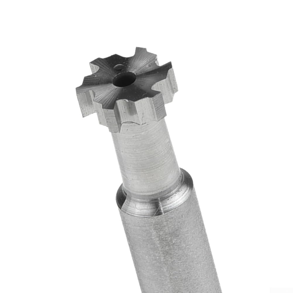 T-Nutfräser, 10 mm Schnittdurchmesser, 6 Rillen, gerader Schaft