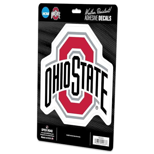 Ohio State University Logo Adhesive Vinyl Decal - Fun Buckeyes Sticker for Car, Laptop or Water Bottle by Open Road Brands - Image 2