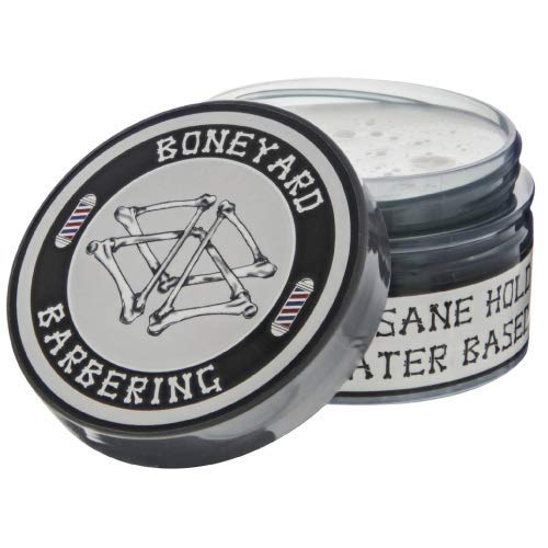 Boneyard Barbering Matte Pomade ~ With Strong & Flexible Hold ~ No Shine ~ Styling Sculpting Wax for All Hair Types ~ Natural Looking Hairstyle with Long Lasting Definition & Texture ~ No Flakes 4 oz